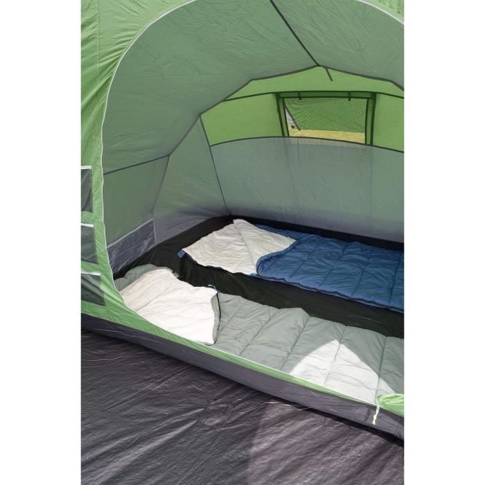 Tente de camping gonflable - KAMPA - Brean 3 AIR - 3 places - Vert et noir