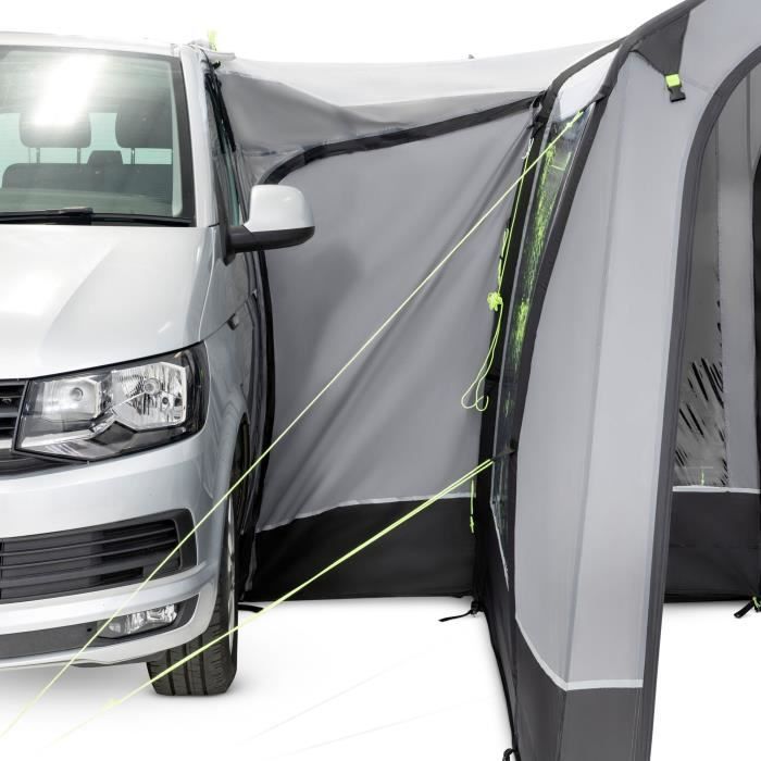 Auvent pour fourgon - KAMPA - Touring Air RH - Grand espace, fenetres larges, ventilations moustiquaires, chambre 4 personnes, multi