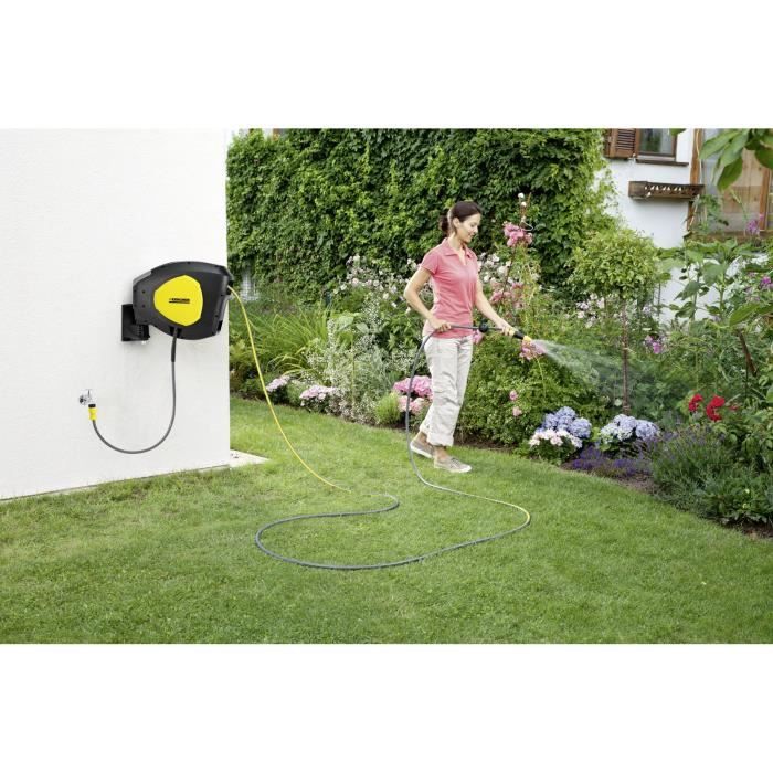 Dévidoir mural automatique KARCHER CR 5330 - Tuyau 30M - Diametre 13mm