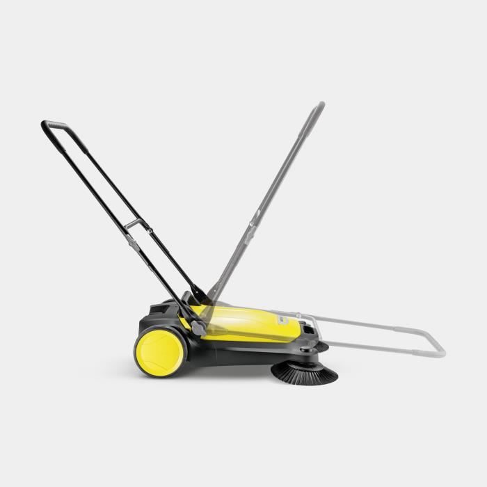 Balayeuse mécanique KARCHER S 4 - Jaune et noir - Bac a déchet amovible de 20 L