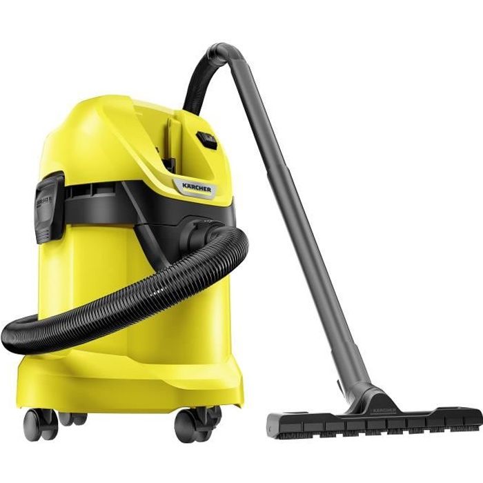 Aspirateur eau et poussiere sans fil 36V KARCHER WD 3 - Fonction soufflerie - Cuve 17 L - 300 W