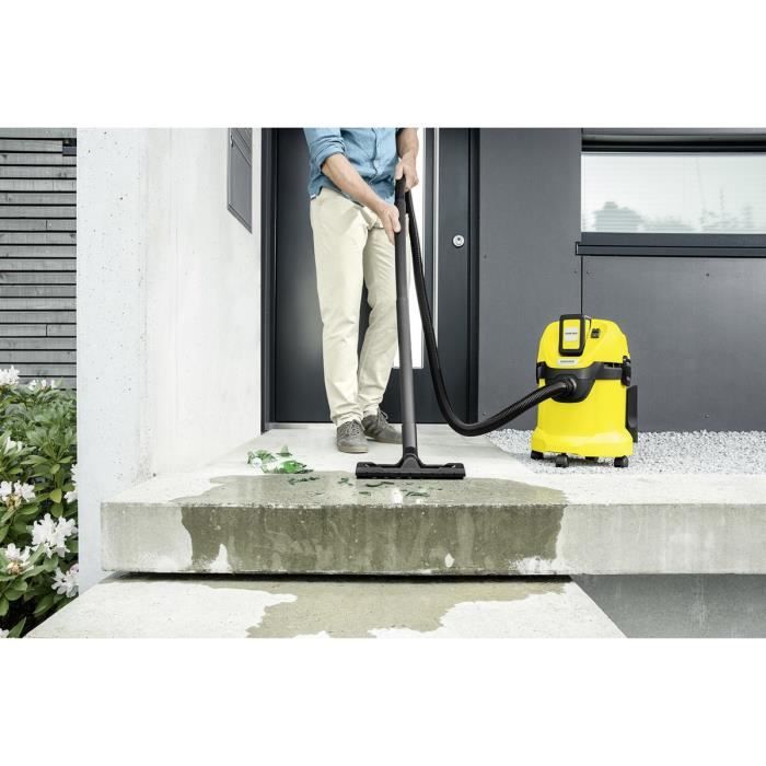 Aspirateur eau et poussiere sans fil KARCHER WD 3 - 17L - 300W - Batterie amovible 36V/2,5Ah