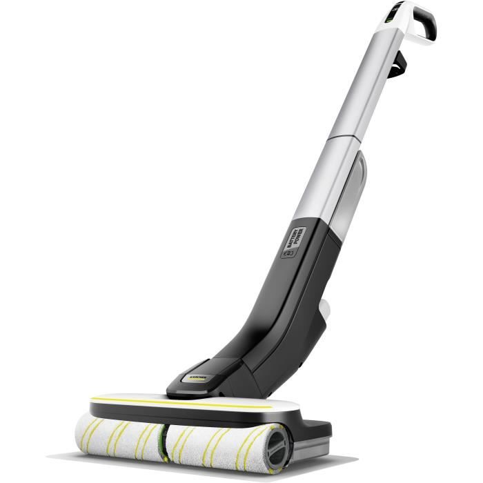 KARCHER FC 4-4 - Nettoyeur de sols - Récupere les saletés seches et humides en un seul passage - Batteries amovibles / Chargeur Duo