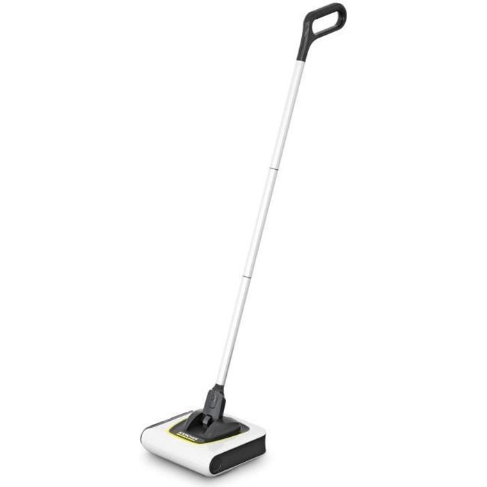 NEW KARCHER KB 5 - Balai électrique sans fil - Autonomie 30 min sur sols durs (20min sur tapis) - Compact et léger 1,2 Kg