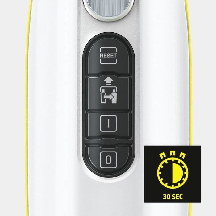 NEW KARCHER SC 3 Upright EasyFix - Balai vapeur - 1600W - Chauffe rapide 30s -Nettoie 60 m²Elimine jusqu'a 99.99 % des virus