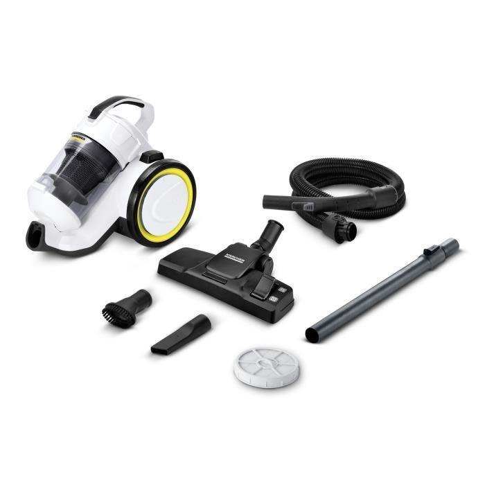 NEW KARCHER VC 3 - Aspirateur traineau sans sac multicyclonique - 700 W - Filtre HEPA 13 - silencieux - Flexible d'aspiration 1,5 m