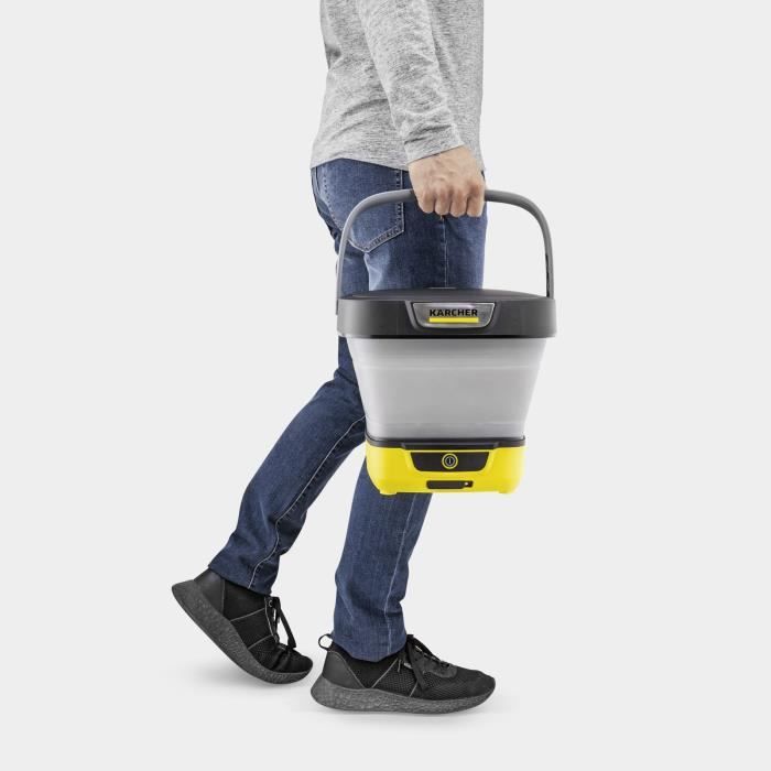 KARCHER - Nettoyeur mobile OC3 foldable (Pliable) - Nettoyeur basse pression nomade et compacte - Sans fil - Débit 2l/min