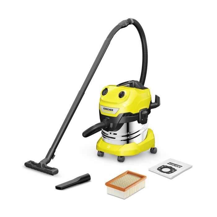 Aspirateur eau et poussiere KARCHER WD 4 P S V-20/5/22 - Cuve inox 20 L - 1000W