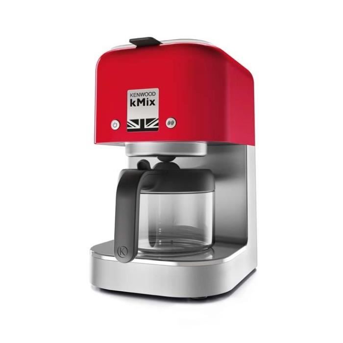 Cafetiere filtre kMix - KENWOOD - COX750RD - 1200 W - Rouge - 8 tasses - Sélecteur d'arôme