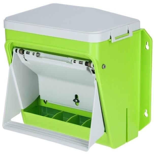 Nourrisseur automatique - KERBL - SmartCoop - Volet de protection - 7,5 kg - Vert