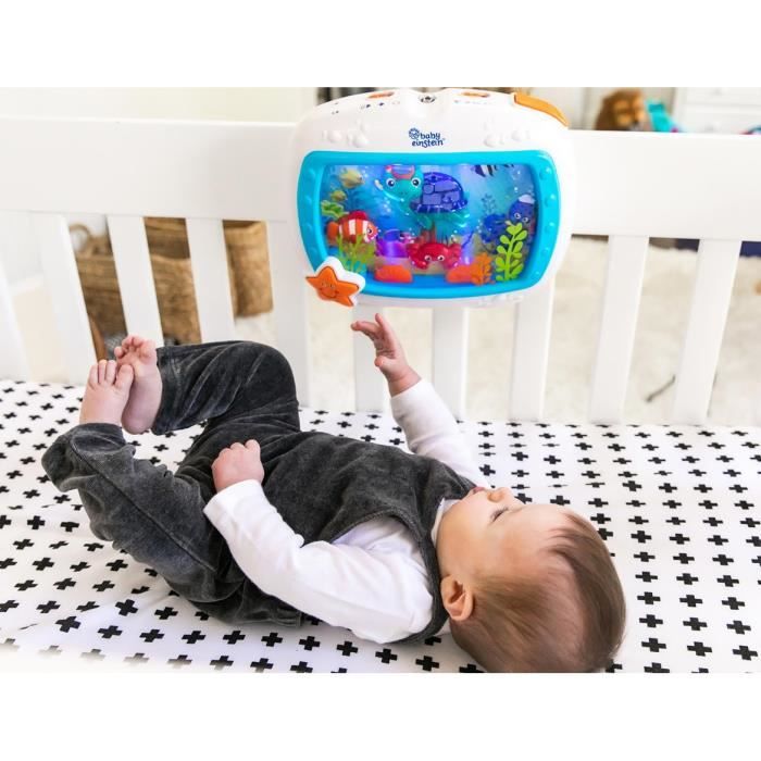 BABY EINSTEIN Veilleuse musicale, reves marins, contrôlable a distance, multicolore