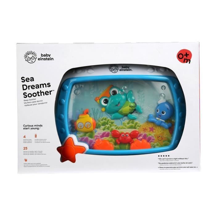 BABY EINSTEIN Veilleuse musicale, reves marins, contrôlable a distance, multicolore