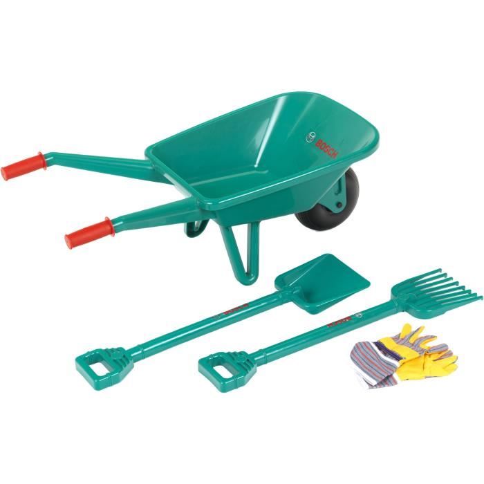 Set de jardinage Bosch avec brouette, 4 pieces - KLEIN - 2752