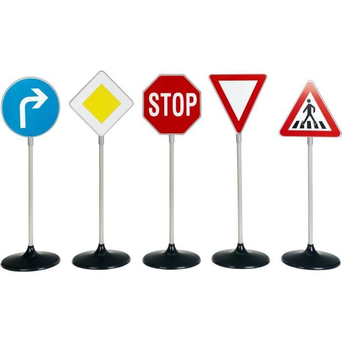 Set de 5 panneaux de signalisation routiere pour enfant - KLEIN - 2980