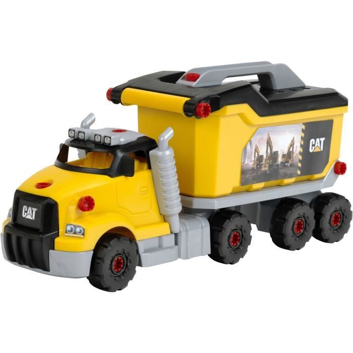 Jouet de construction - KLEIN - Camion a monter 4 en 1 Caterpillar - Mixte - Jaune et noir - A partir de 3 ans