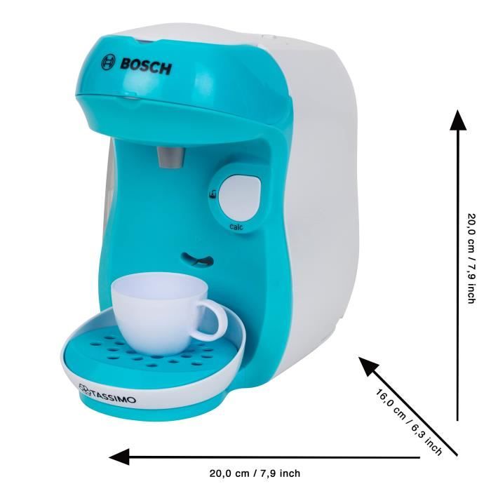 Machine a expresso électronique Bosch Happy avec réservoir a eau, systeme d'écoulement de l'eau et accessoires - KLEIN - 9520