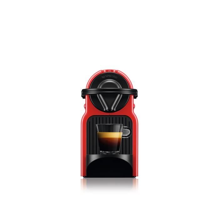 Machine a café KRUPS NESPRESSO INISSIA Rouge Cafetiere a capsules Espresso YY1531FD