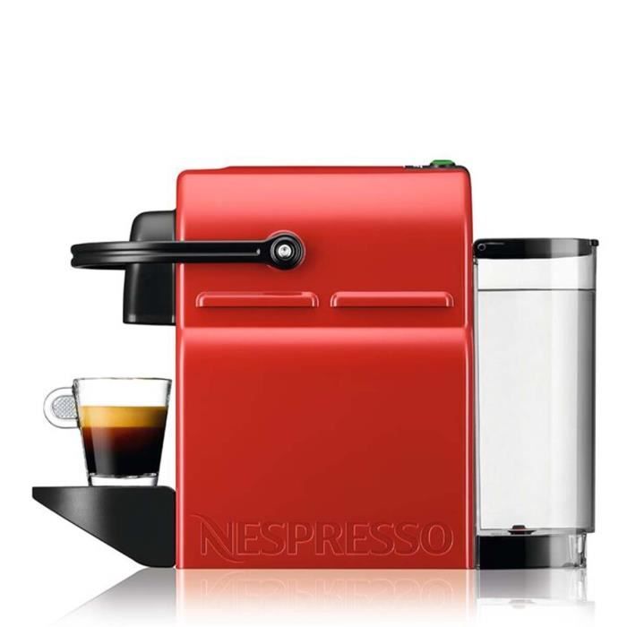 Machine a café KRUPS NESPRESSO INISSIA Rouge Cafetiere a capsules Espresso YY1531FD