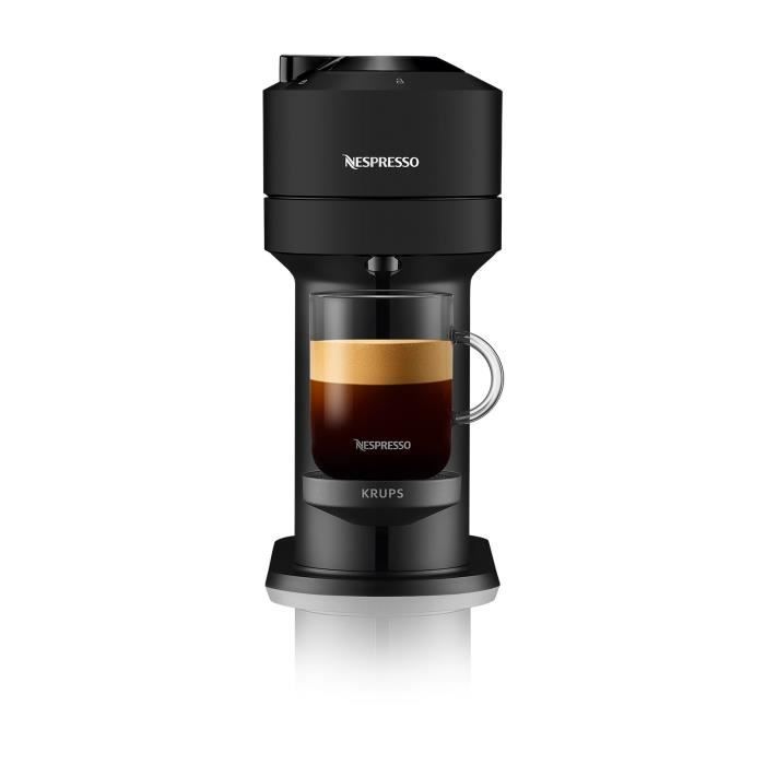 Machine a Café NESPRESSO KRUPS VERTUO NEXT Noir Mat Cafetiere a capsules espresso YY4606FD