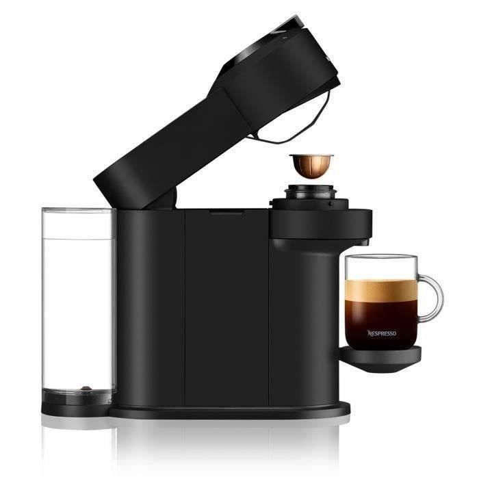 Machine a Café NESPRESSO KRUPS VERTUO NEXT Noir Mat Cafetiere a capsules espresso YY4606FD