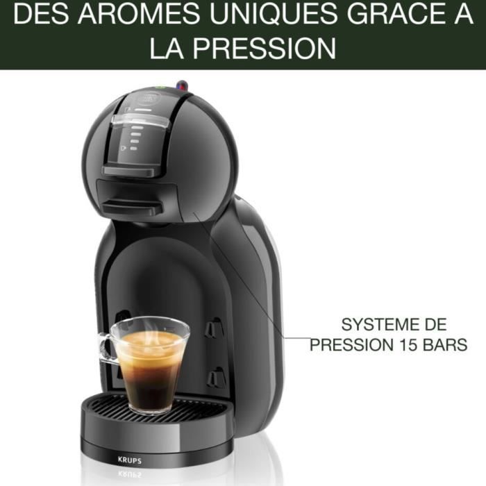 KRUPS Machine a café, Cafetiere capsules multi-boissons, Compacte, Arret automatique, Taille des boissons réglable, Mini Me