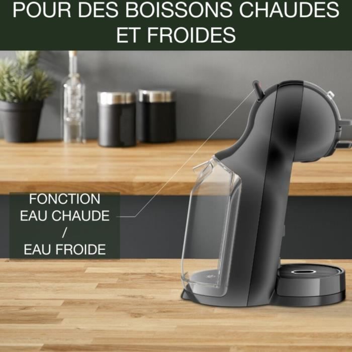 KRUPS Machine a café, Cafetiere capsules multi-boissons, Compacte, Arret automatique, Taille des boissons réglable, Mini Me