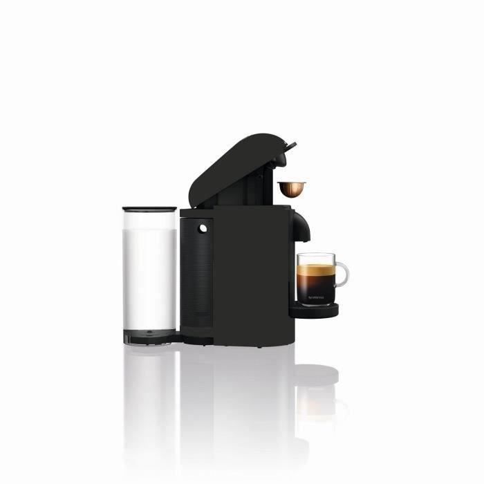 Cafetiere a dosette ou capsule Krups NESPRESSO VERTUO PLUS NOIR MAT YY3922FD