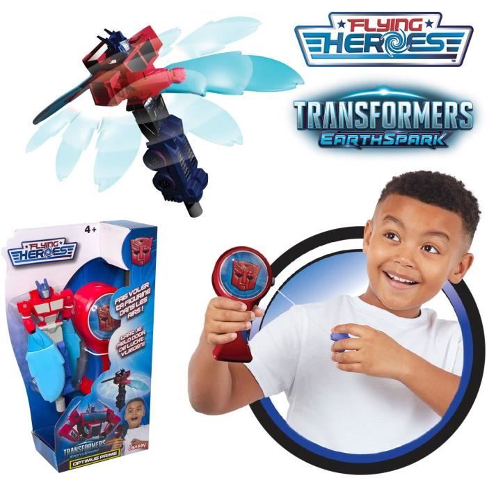 Figurine FLYING HERoeS Optimus Prime - Transformers pour enfant de 4 ans et plus