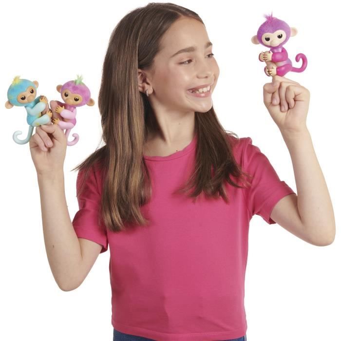 Figurine interactive FINGERLINGS - Petit singe CHARLI de LANSAY