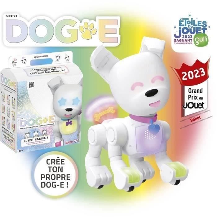 Robot chien interactif - LANSAY - DOG-E - Blanc - Pour enfant a partir de 6 ans - Batterie