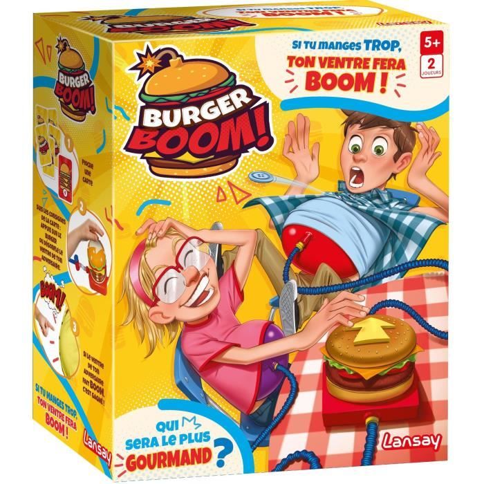 Burger Boom - LANSAY - Gonfle le ventre - Qui fera BOOM ? - Des 5 ans