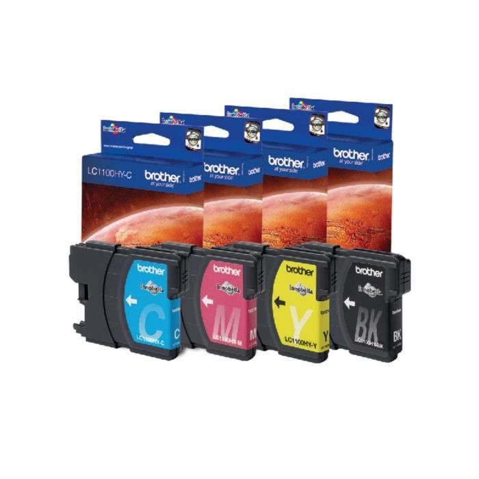 Brother LC1100HY Cartouches d'encre Multipack Coul