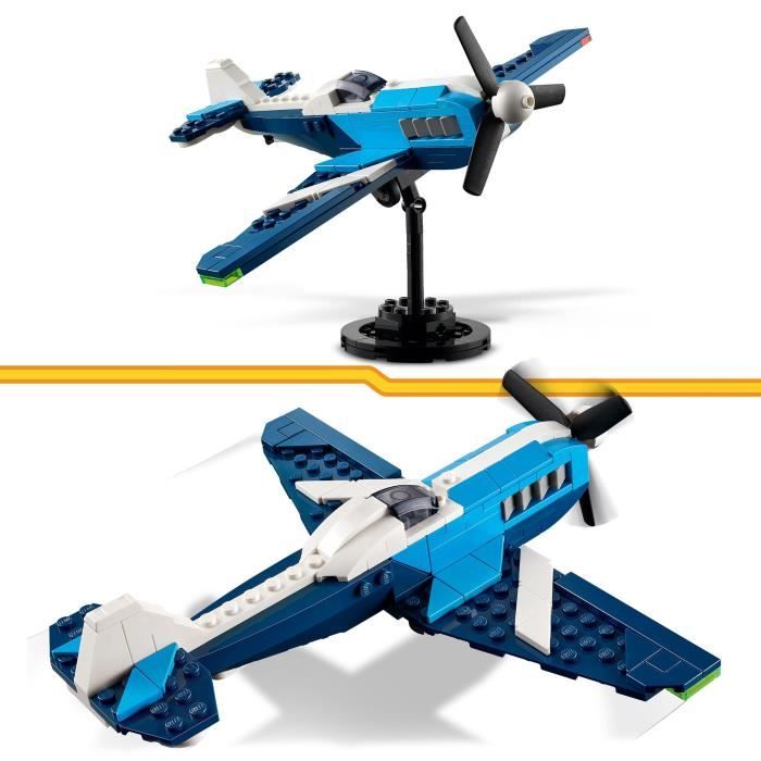 LEGO Creator 31160 3-en-1 Aéronef : l'avion de course - Jeu de construction des 7 ans