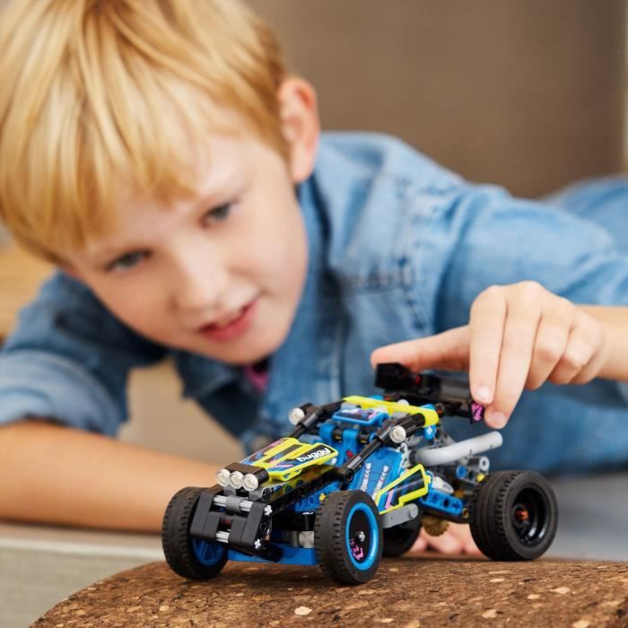 LEGO 42164 Technic Le Buggy Tout-Terrain de Course, Véhicule de Rallye, Jouet de Construction de Voiture de Course