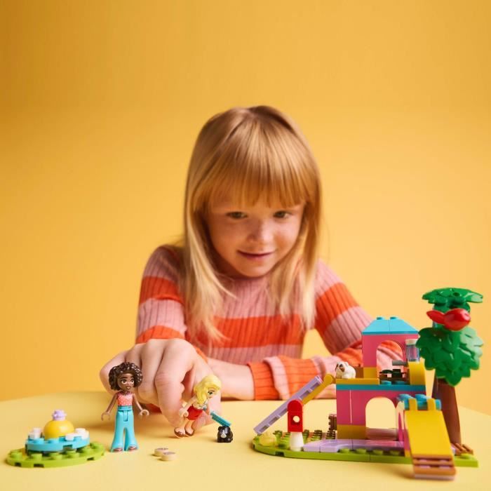 LEGO Friends 42640 L'aire de jeux des cochons d'Inde - Jeu de rôle pour filles des 5 ans