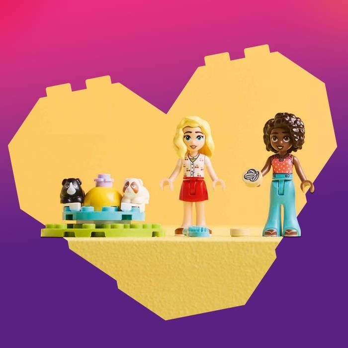 LEGO Friends 42640 L'aire de jeux des cochons d'Inde - Jeu de rôle pour filles des 5 ans