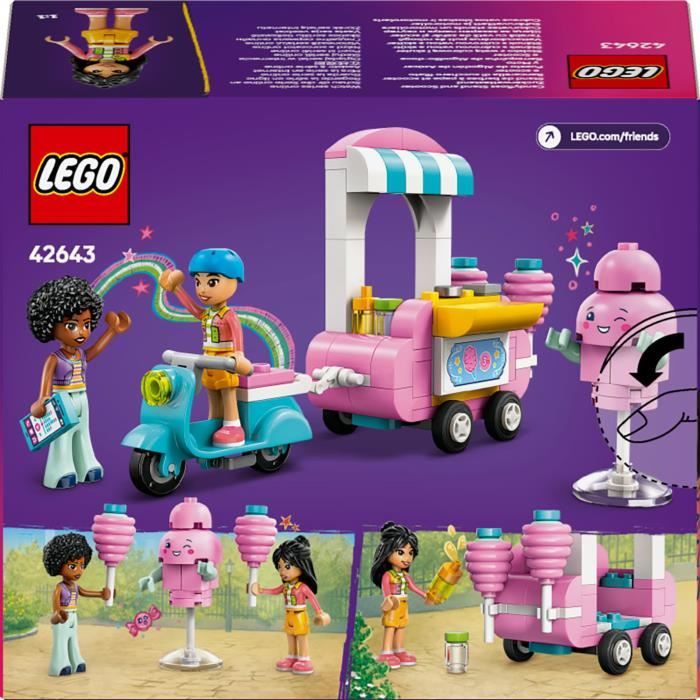 LEGO Friends 42643 Stand de barbes a papa et scooter - Jouet pour filles des 6 ans