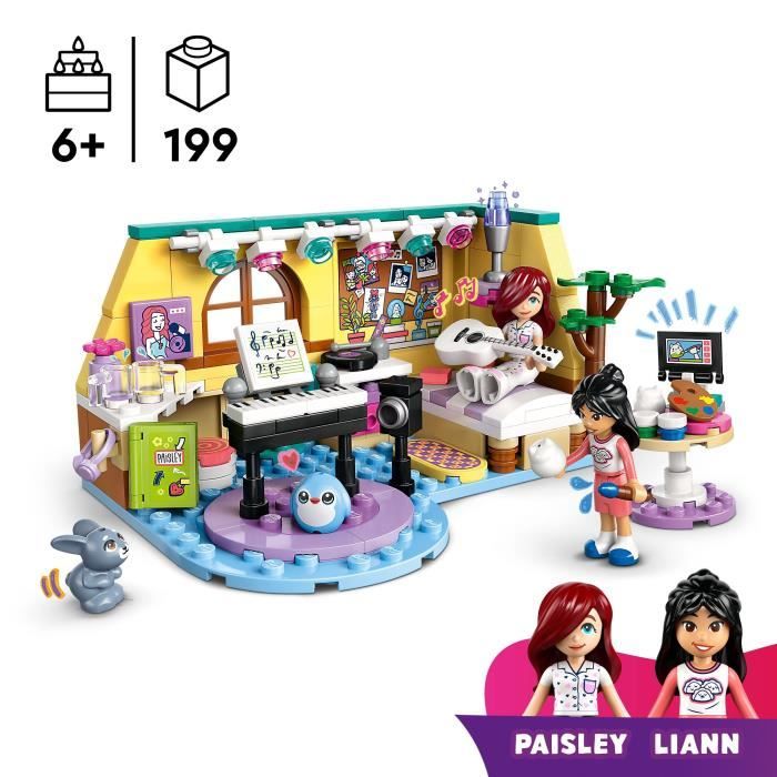 LEGO Friends 42647 La chambre de Paisley - Jouet interactif pour filles de 6 ans et plus