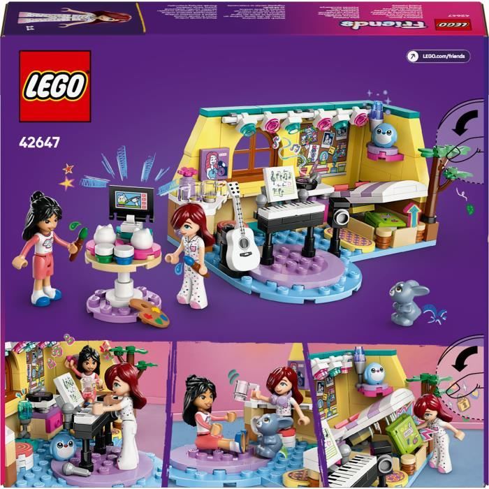 LEGO Friends 42647 La chambre de Paisley - Jouet interactif pour filles de 6 ans et plus