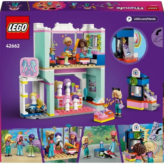 LEGO Friends 42662 Le salon de coiffure et la boutique d'accessoires - Jeu de construction