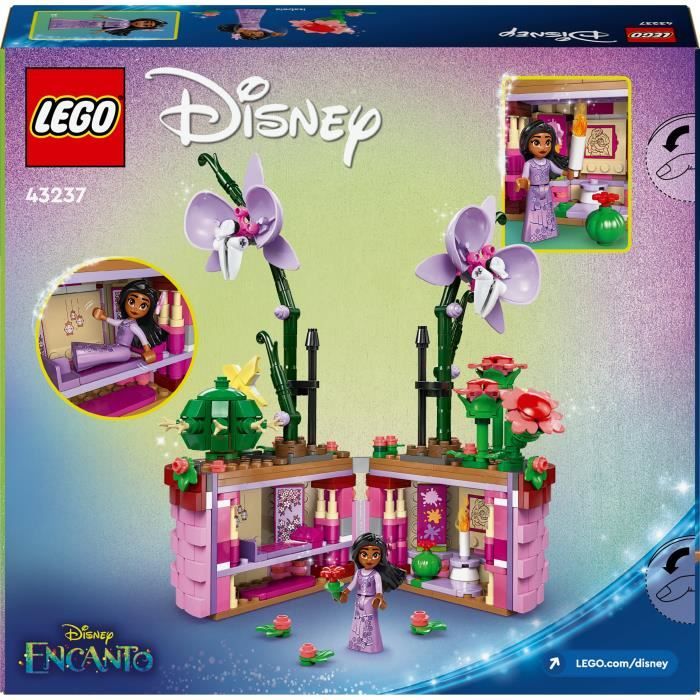 LEGO | Disney Encanto 43237 Le Pot de Fleurs d'Isabela, Mini-Poupée Personnage du Film