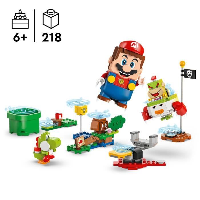 LEGO Super Mario 71439 Les Aventures de LEGO Mario Interactif - Set véhicule et Yoshi