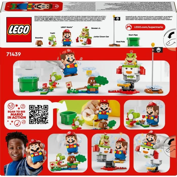 LEGO Super Mario 71439 Les Aventures de LEGO Mario Interactif - Set véhicule et Yoshi