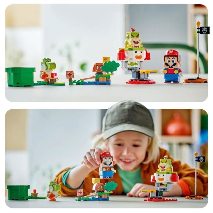 LEGO Super Mario 71439 Les Aventures de LEGO Mario Interactif - Set véhicule et Yoshi