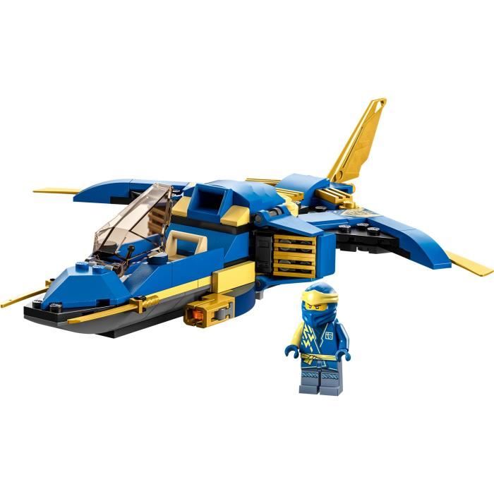 LEGO NINJAGO 71784 Le Jet Supersonique de Jay  Évolution, Jouet Avion, Ninja Évolutif