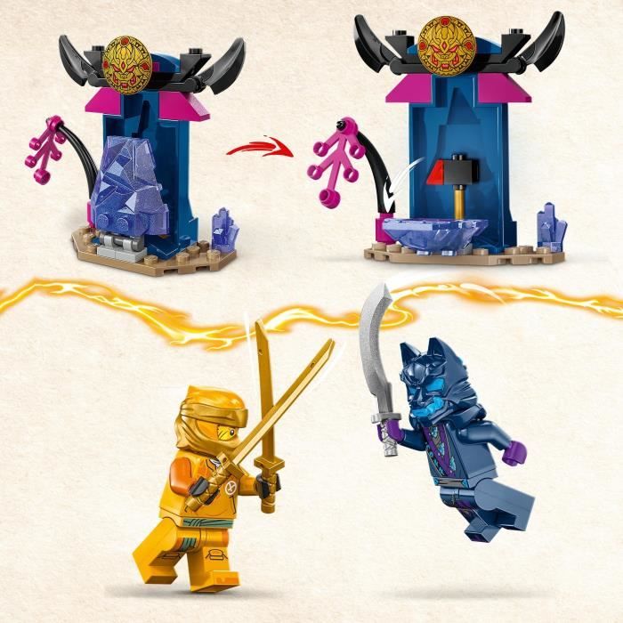 LEGO 71804 NINJAGO Le Robot de Combat d'Arin, Jouet Ninja avec Figurines d'Arin avec Mini-Katana et Robots