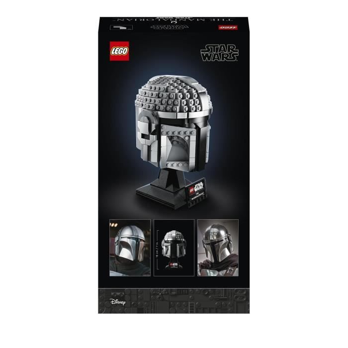 LEGO 75328 Star Wars Le Casque Du Mandalorien Maquette de Collection a Construire, Décoration et Cadeau Pour Adultes