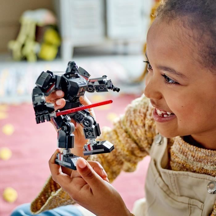 LEGO Star Wars 75368 Le Robot Dark Vador, Jouet de Figurine avec Minifigurine et Grand Sabre Laser