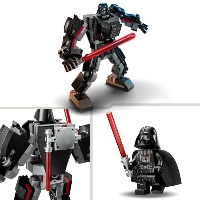 LEGO Star Wars 75368 Le Robot Dark Vador, Jouet de Figurine avec Minifigurine et Grand Sabre Laser