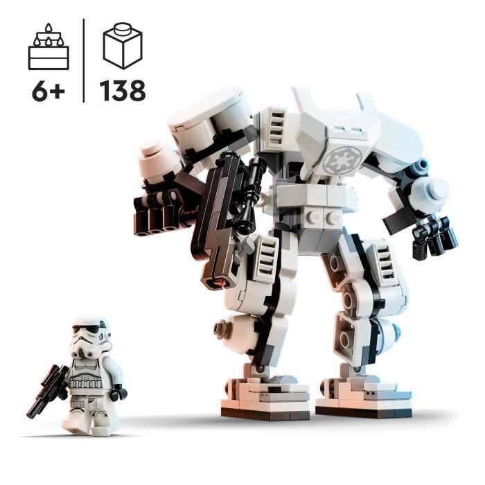 LEGO Star Wars 75370 Le Robot Stormtrooper, Jouet pour Enfants, Figurine a Construire avec Minifigurine